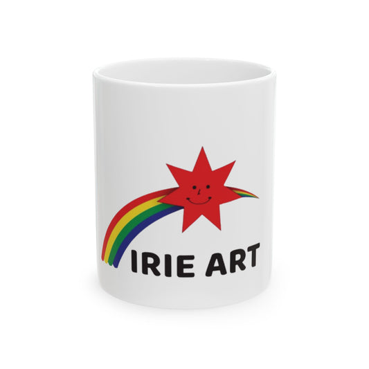Negril Jamaica Ceramic Mug — "Do What Makes You Happy" Irie Art (11oz & 15oz)