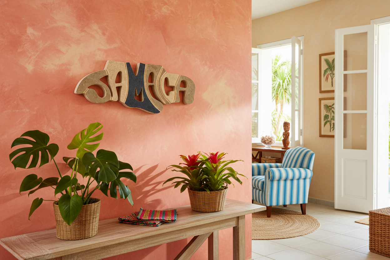 🇯🇲 JAMAICA Sand Art Wall Décor