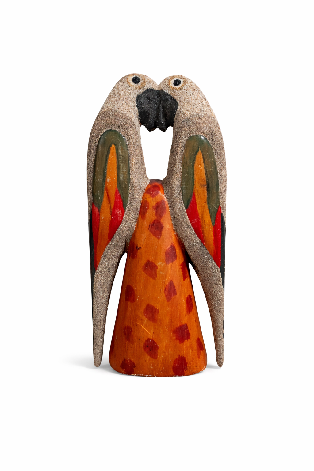 Handcrafted Love Birds Wall Art – Sand Textured Island Décor