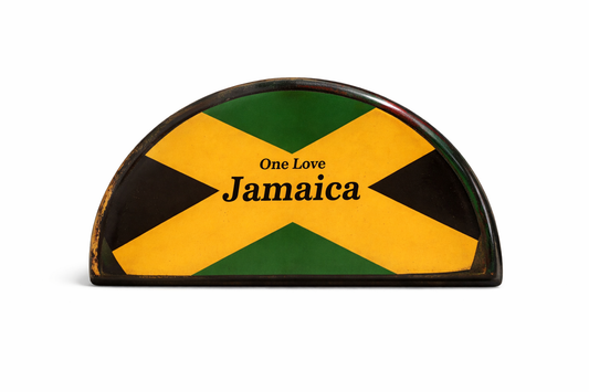 Irie Rasta Wooden Display Shelf – Handcrafted Jamaican Accent Piece