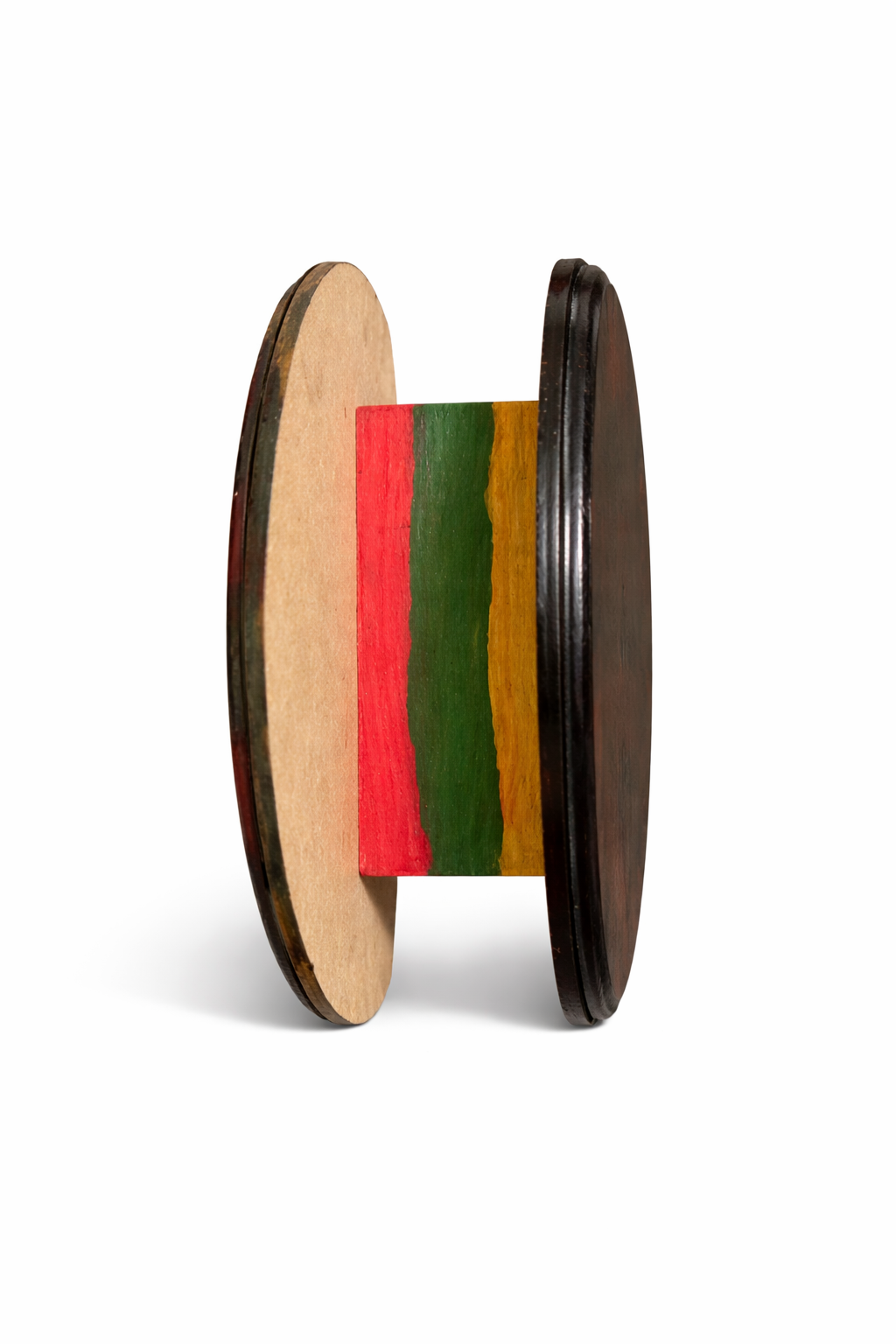 Irie Rasta Wooden Display Shelf – Handcrafted Jamaican Accent Piece